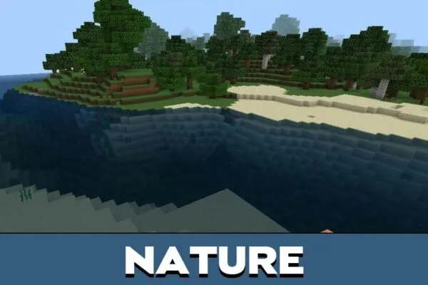 Nature from Paper Cut Out Texture Pack for Minecraft PE