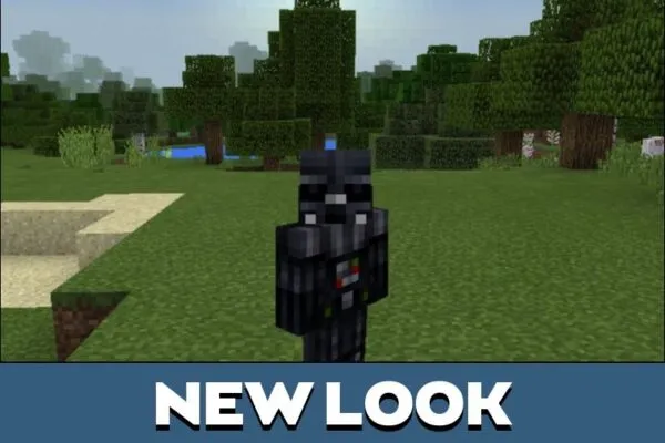 New Look from 3D Skins Mod for Minecraft PE