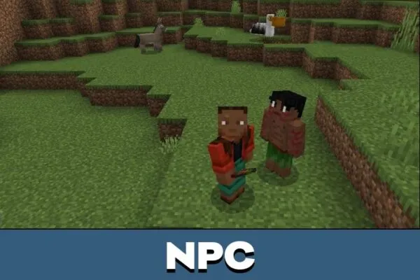 NPC from Palm Tree Mod for Minecraft PE