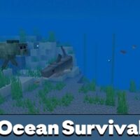 Ocean Survival Mod for Minecraft PE