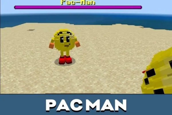 Pac Man from Multiverse Mod for Minecraft PE