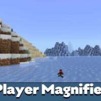 Player Magnifier Mod for Minecraft PE