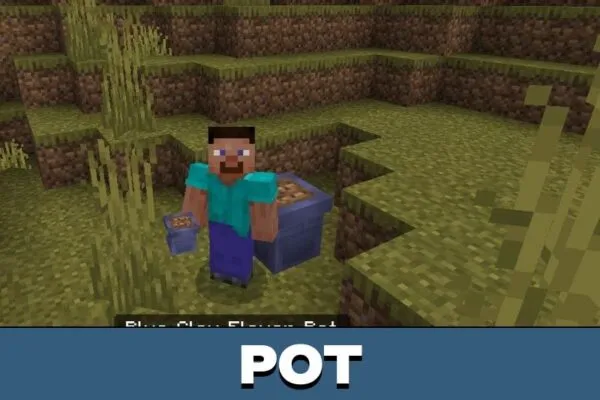 Pot from Botanical Decorations Mod for Minecraft PE