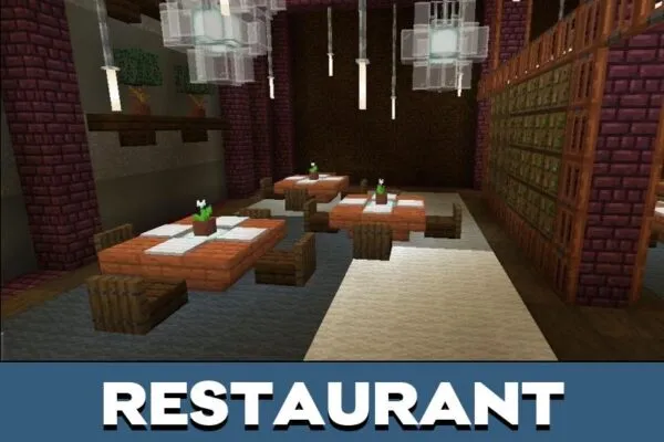 Restaurant from Hotels City Map for Minecraft PE