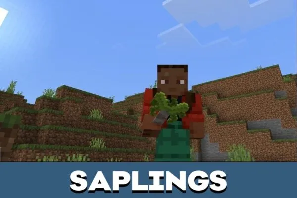 Saplings from Palm Tree Mod for Minecraft PE