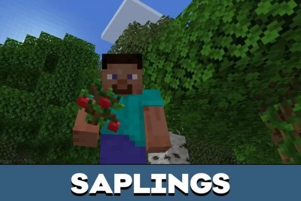 Saplings from Utility Craft Mod for Minecraft PE