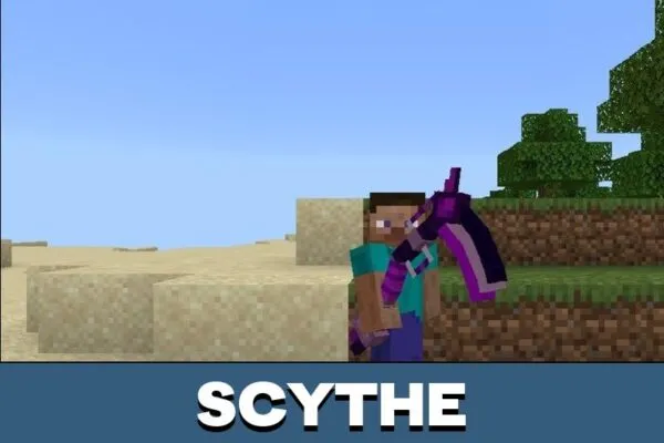 Scythe from 3D Swords Mod for Minecraft PE