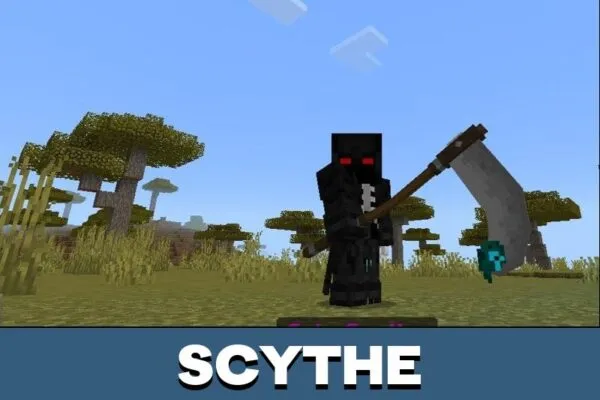 Scythe from Grim Reaper Mod for Minecraft PE