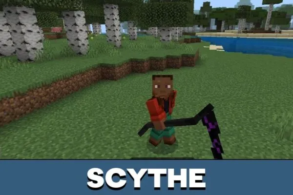 Scythe from HyperRifts Mod for Minecraft PE