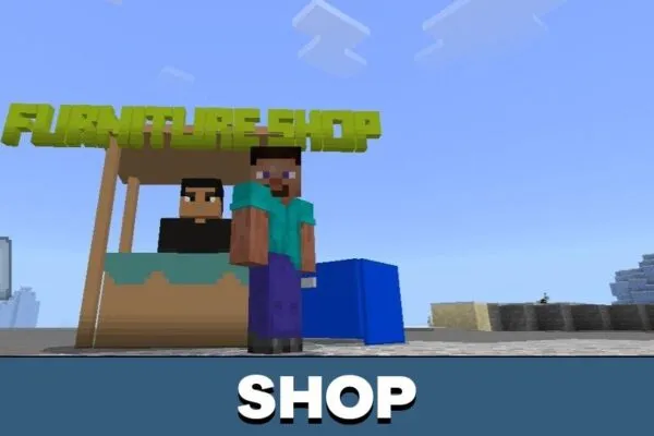 Shop from Props Mod for Minecraft PE