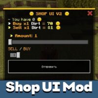 Shop UI Mod for Minecraft PE