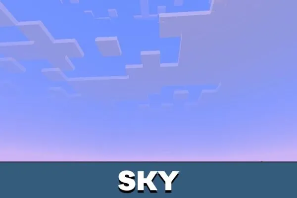 Sky from Ketsa Shader for Minecraft PE