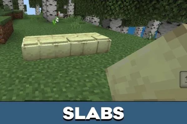 Slabs from 3D Blocks Mod for Minecraft PE