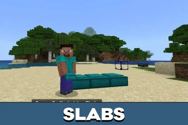 Slabs from Inflatable Creator Mod for Minecraft PE