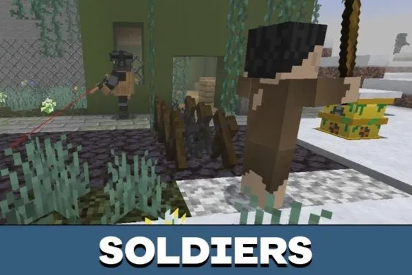 Soldiers from Dying Day Mod for Minecraft PE