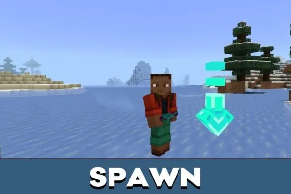 Spawn from Player Magnifier Mod for Minecraft PE