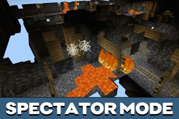 Spectator Mode from Complicated Survival Mod for Minecraft PE