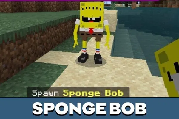 Sponge Bob from Multiverse Mod for Minecraft PE