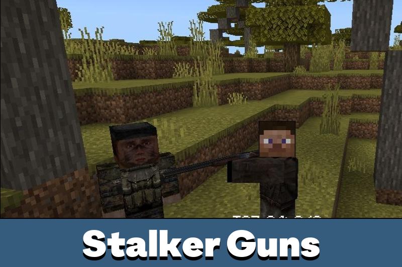 Stalker Guns Mod for Minecraft PE