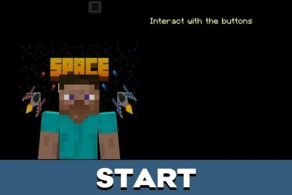 Start from Space Shooter Map for Minecraft PE