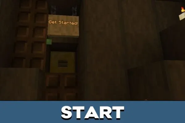 Start from Unfair Parkour Map for Minecraft PE