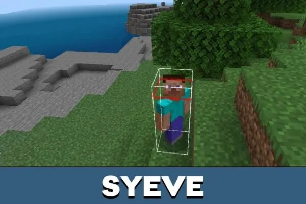 Steve from Player Hitbox Texture Pack for Minecraft PE