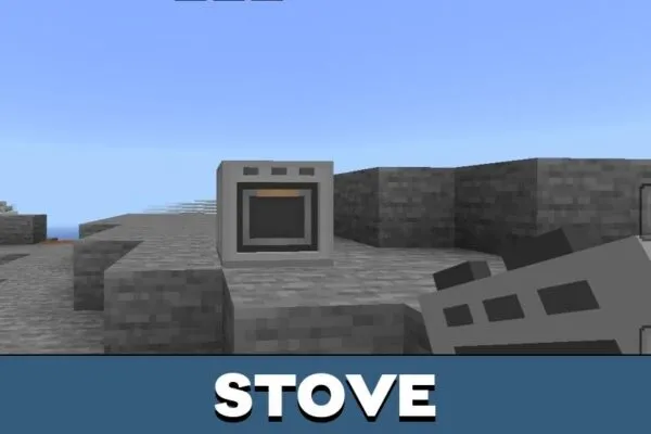 Stove from 3D Furniture Mod for Minecraft PE