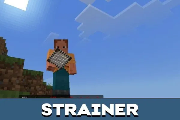 Strainer from Ages Evolution Mod for Minecraft PE