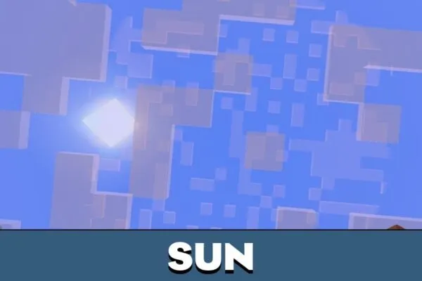 Sun from Ketsa Shader for Minecraft PE