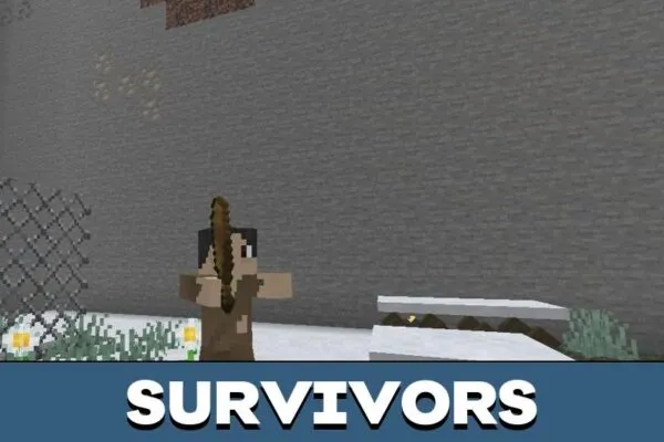 Survivors from Dying Day Mod for Minecraft PE