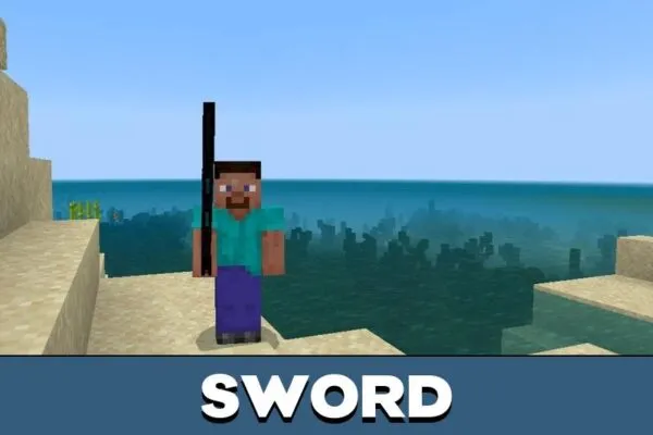 Sword from Dark Magic Mod for Minecraft PE