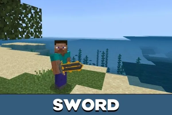 Sword from Solar Tools Mod for Minecraft PE