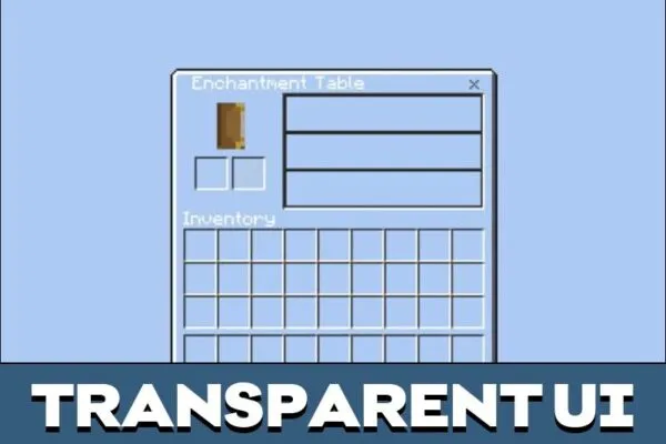 Transparent UI from Ultimate Survival Mod for Minecraft PE