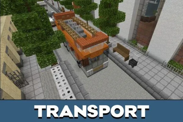 Transport from Hotels City Map for Minecraft PE