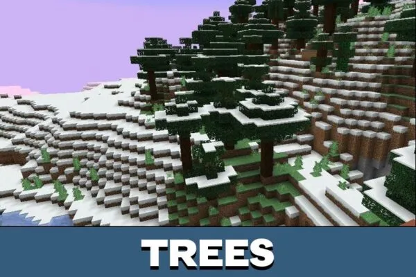 Trees from Ketsa Shader for Minecraft PE