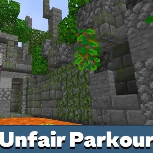 Unfair Parkour Map for Minecraft PE