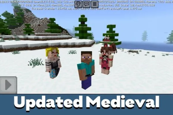Updated from Medieval Aive Mod for Minecraft PE