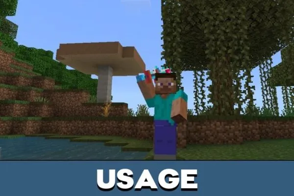 Usage from 4 Elements Mod for Minecraft PE