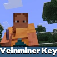 Veinminer Key Mod for Minecraft PE