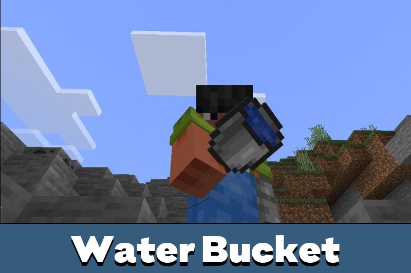 Download Water Bucket Challenge Mod for Minecraft PE Water Bucket