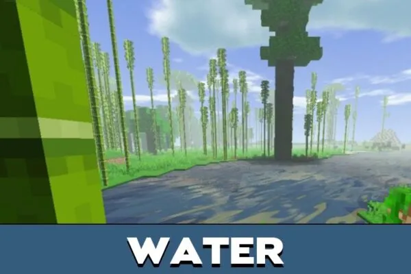 Water from Cloud Texture Pack for Minecraft PE