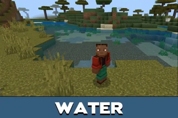 Water from Ultimate Survival Mod for Minecraft PE