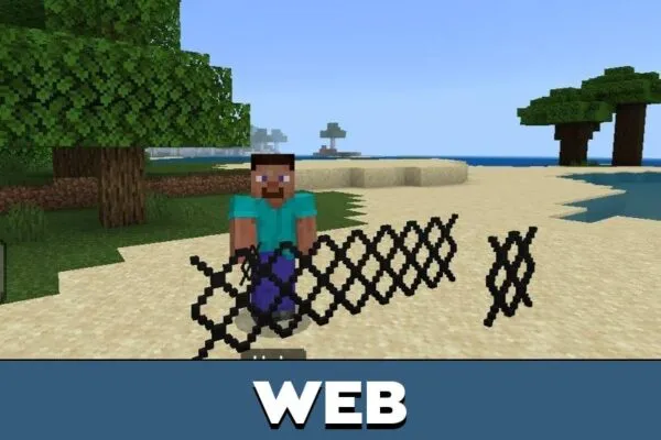 Web from Inflatable Creator Mod for Minecraft PE