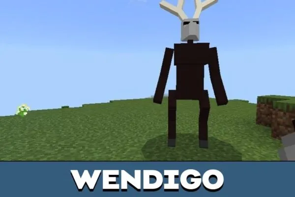 Wendigo from Dreaded Dusk Mod for Minecraft PE