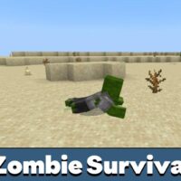 Zombie Survival Mod for Minecraft PE