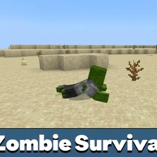 Zombie Survival Mod for Minecraft PE