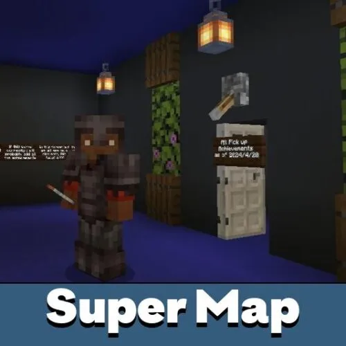 Achievements Super Map for Minecraft PE