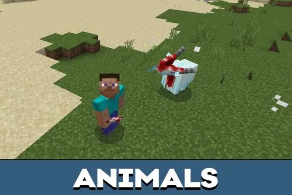 Animals from Witch Core Mod for Minecraft PE