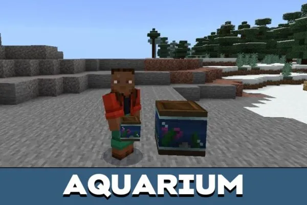 Aquarium from Workshops Mod for Minecraft PE