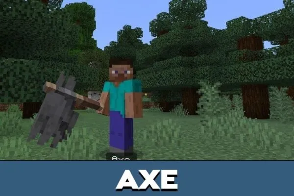 Axe from Phase Disruptor Tools Mod for Minecraft PE